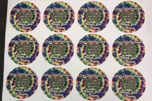 100 3" Round Stickers